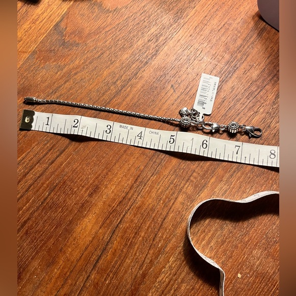 Brighton Twinkle Slide two-charm bracelet with heart 5-link dangle attachment - Picture 5 of 5